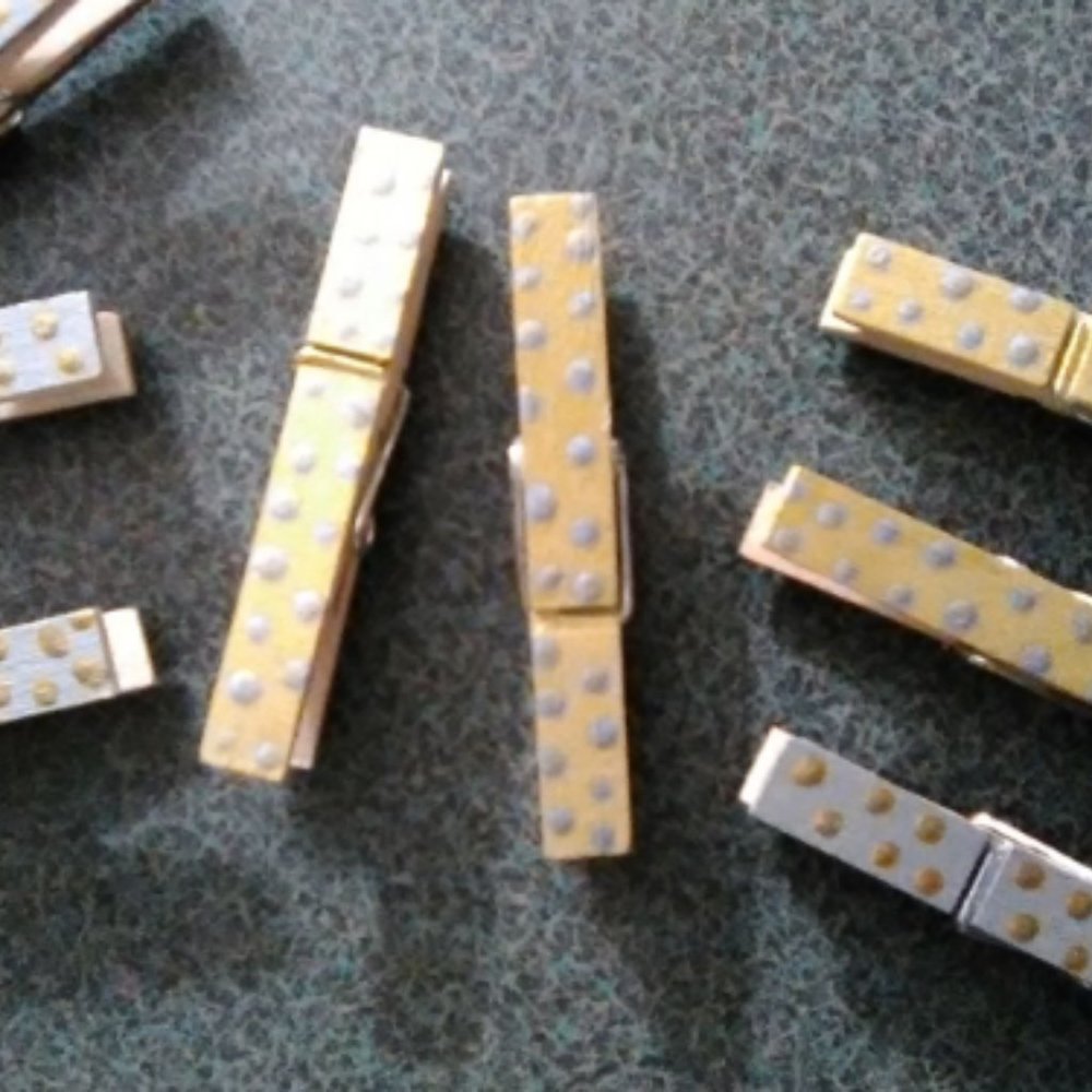 Set of 8 Magnet Clothespins